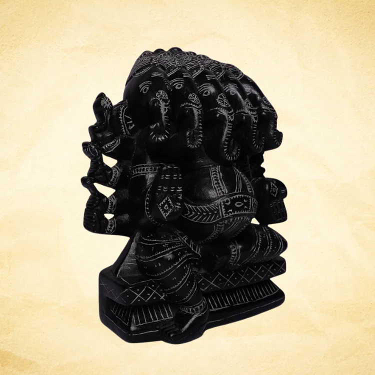 KARUNGALI FIVE FACE VINAYAGAR STATUE